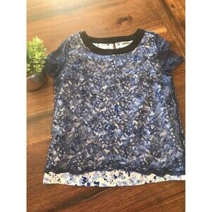 Express Lace Floral Top Size Medium